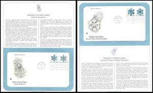 2006 Snowflake Set 39¢ Sc 4101 4104 PCS page winter holiday design - Picture 1 of 1