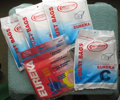13 EnviroCare & Eureka Vacuum Bags for Eureka Type C Mighty Mite Canisters new - Image 1 of 4