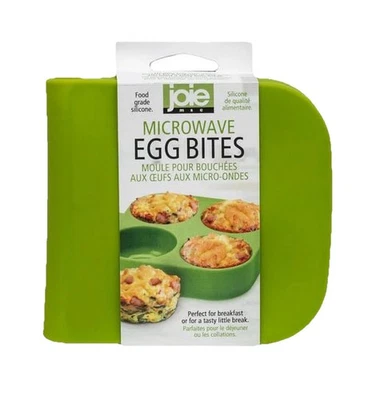 Joie Microwave Egg Bites Maker Pouch Food Grade Silicone 4 Bites in Minutes - Image 1 of 3
