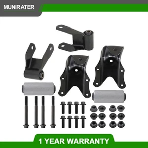 Rear Leaf Spring Shackle Bracket & Repair Kit For Ford Bronco F-350 F-150 Pair - Picture 1 of 9