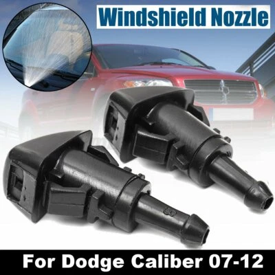 For Dodge Caliber 2007-12 Windshied Wiper Washer Nozzle Spray Black #5160308AA - Image 1 of 4