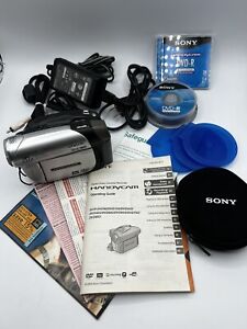 Sony Handycam dcr-dvd92 camcorder Tested & Working/Battery doesn't hold charge.