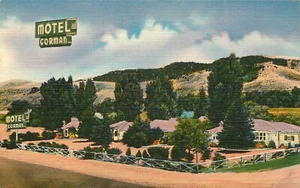 Postal de lino Roadside Gorman Cafe & Motel, Gorman CA autopista 99 Bakersfield a Los Ángeles - Imagen 1 de 2
