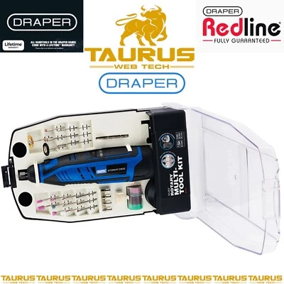 50Pc DRAPER Storm Force® 10.8V Power Interchange Rotary Multi-Tool Kit DIY +Case - Image 1 of 2