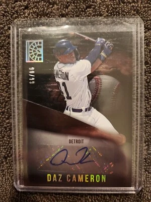 Daz Cameron 2022 Capstones Auto Autograph Rookie #22/99 Tigers T30 - Image 1 of 2
