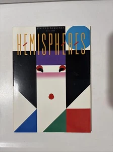 United Airlines Hemispheres In Flight Magazine April 1996 Ikko Tanaka Nihon Buyo - Picture 1 of 5