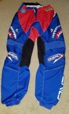 Pantalones O'Neal Motorcross Element Series Tema Americano Adulto Talla 28 con Manchas  Foto 1 de 4
