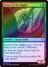 Drover of the Mighty FOIL Ixalan NM Green Uncommon MAGIC MTG CARD ABUGames