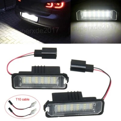LED Kennzeichenbeleuchtung Kennzeichenleuchte Für VW Golf 4 5 6 7 Limo + Cabrio - Image 1 of 4