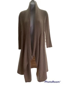 Sonoma Damen Strickjacke Pullover Haferflocken LS Rippstrick Tunika Länge XL Neu - Bild 1 von 8