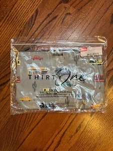 Thirty-One Gifts Thirtyone 31 Gifts Zipper Pouch - BRAND NEW - Cactus Campers - Picture 1 of 1