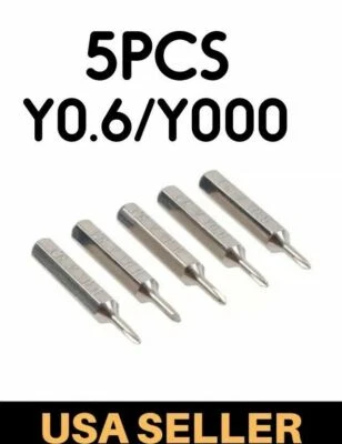 Herramienta de reparación de 4 brocas de destornillador hexagonales de 0,6 años 5 piezas para iPhone 7/8/Plus/XS 11 12 pro Max Foto 1 de 4