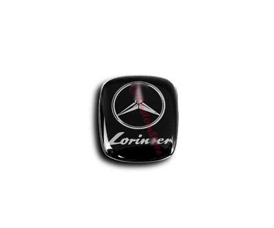 Logotipo emblema Lorinser-Stil Schaltknauf emblema todos os veículos inteligentes Mercedes - Imagem 1 de 4
