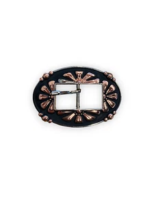 Trigg Leather Cart Buckle with Berry Floral Design - Picture 1 of 1
