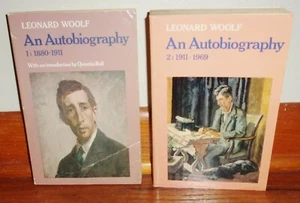 LEONARD WOOLF-An Autobiography-COMPLETE in 2 Volumes-Excellent 1st 1980 Oxford! - Picture 1 of 7