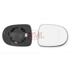 PARA RENAULT CLIO 2009->2011 ESPEJO RETROVISOR DE VIDRIO, CALENTADO CON PLACA BASE, LADO DERECHO - Imagen 1 de 4