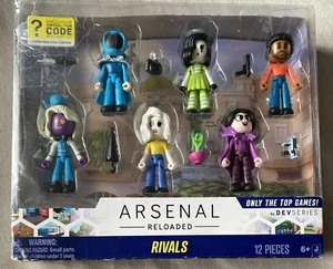 BOX DAMAGE - Roblox DevSeries ARSENAL RELOADED RIVALS Set di Figure (12 pz) NUOVO - Foto 1 di 3