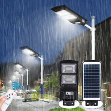 9900000LM Commercial LED Solar Street Light Motion Sensor Dusk-to-Dawn Road Lamp