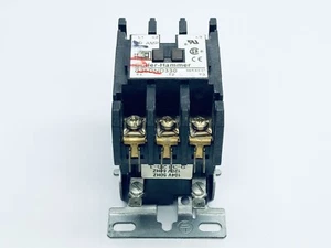 CUTLER-HAMMER C25DND330 DEFINITE PURPOSE NEMA CONTACTOR 40AMP 600V 50/60Hz - Picture 1 of 5