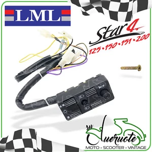 DEVIOLUCI COMMUTATORE PULSANTE LUCI CLACSON LML STAR 125 150 151 200 4T DELUXE - Foto 1 di 3