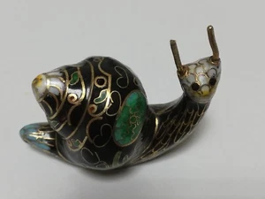 Emaille Schnecke Chinesisch Vintage Sammelfigur - Bild 1 von 8