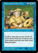 Ancestral Memories NM MTG Portal PO Magic Gathering 2B3