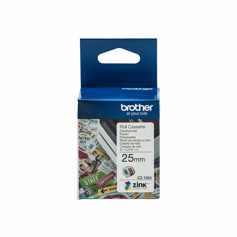 Brother 25mm White Tape - 5m. CZ1004