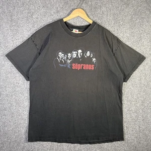 Vintage The Sopranos Shirt Herren 2XL schwarz HBO 2000 TV Show Promo Italiener selten - Bild 1 von 7