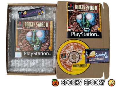 Broken Sword II The Smoking Mirror PS1 - UK PAL VGC CIB - High Quality Packing - Image 1 of 4