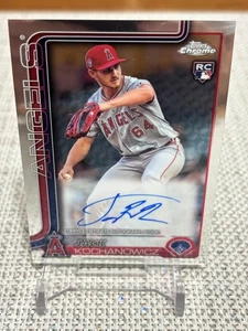 2025 Topps Chrome #RA-JKO Jack Kochanowicz RC (Rookie Autograph) LA Angels - Picture 1 of 2