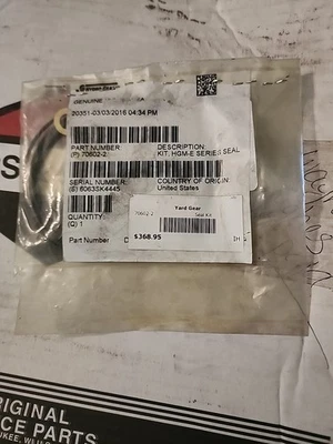 HYDRO GEAR 70602-2/11105376 Seal/gasket  - Image 1 of 2