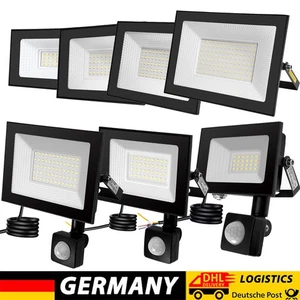 10W 20W 30W 50W 100W LED con Detector de Movimiento Foco Exterior Inundador Faro - Imagen 1 de 28