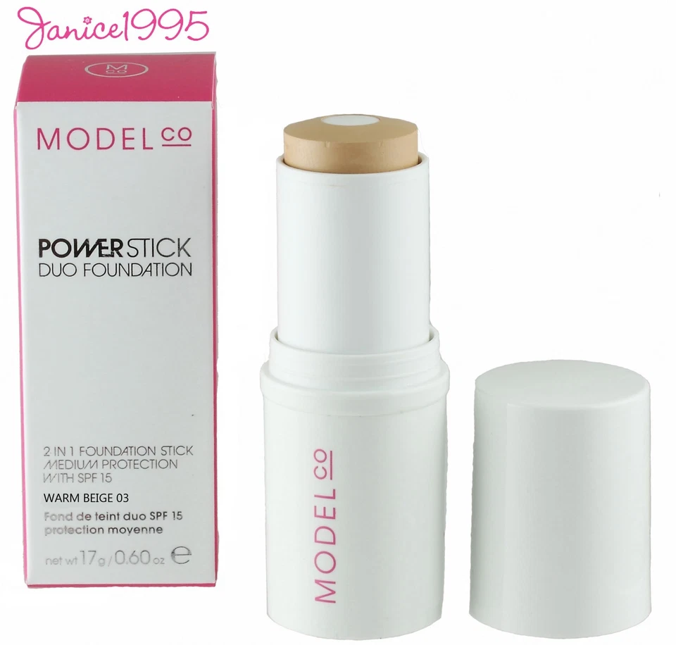 MODEL CO Power Stick  Duo Foundation # 03 WARM BEIGE - Image 1 of 1