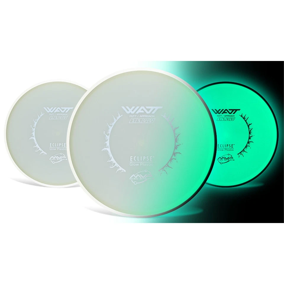 MVP Disc Golf Eclipse Glow Watt Putter 2/5/-0.5/0.5 - Choose Exact Disc - Image 1 of 1