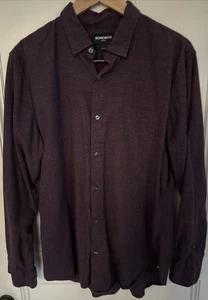 Bonobos Everyday Light Flannel Shirt Maroon Slim Large - Bild 1 von 4