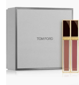 TOM FORD LIP GLOSS LUXE DUO 08 inhibition 22 Sunshine Pink NEW IN BOX FULL SIZE - Picture 1 of 3