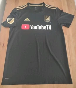 LAFC 2017 Inaugural Season Adidas Home Jersey Size Men's Medium - Picture 1 of 12