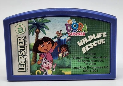 Leap Frog Leapster Dora the Explorer Wildlife Rescue Cartridge Kids Game - Image 1 of 4
