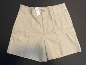 Banana Republic High-Rise Shorts Khaki Cotton Blend Twill 4.5” Inseam Women’s 8 - Bild 1 von 9