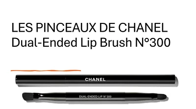 Cepillo de labios Chanel de doble extremo N°300 nuevo + tarjeta Chanel 100 % auténtico Foto 1 de 4