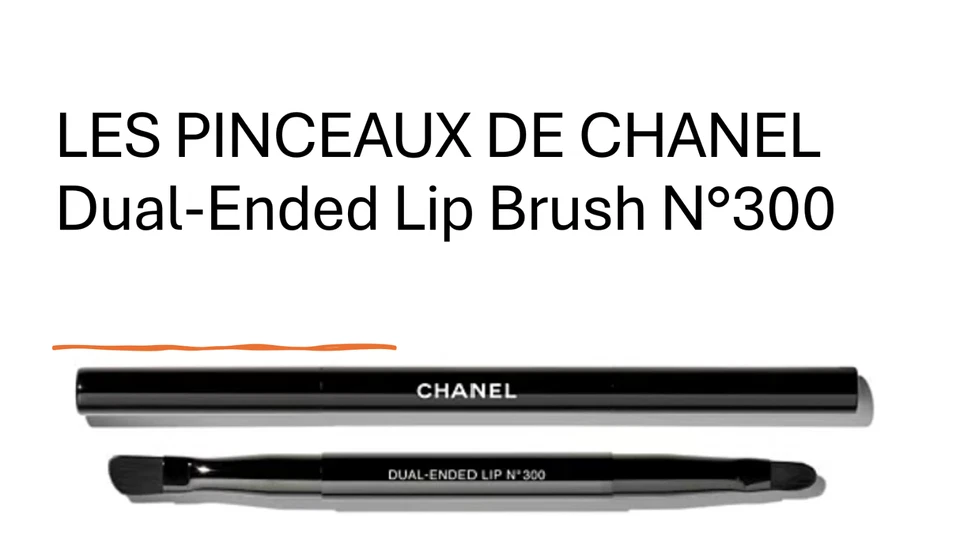 Chanel Lip Dual-Ended Lip Brush N°300 New  + Chanel Card 100% Authentic - Image 1 of 4