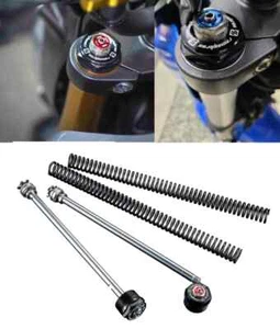 Kit de horquilla RacingBros R1800007-1 con resortes de 6,5 Nm para Honda Grom & Monkey - Imagen 1 de 6