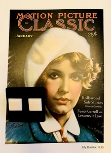 VINTAGE 1940s - 50s IVORY LUCITE CLIP ON EARRINGS - Picture 1 of 2