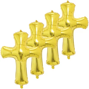 4 Pcs Christening Balloons Baby Ballons Decorations for Birthday Party Girl - Picture 1 of 12
