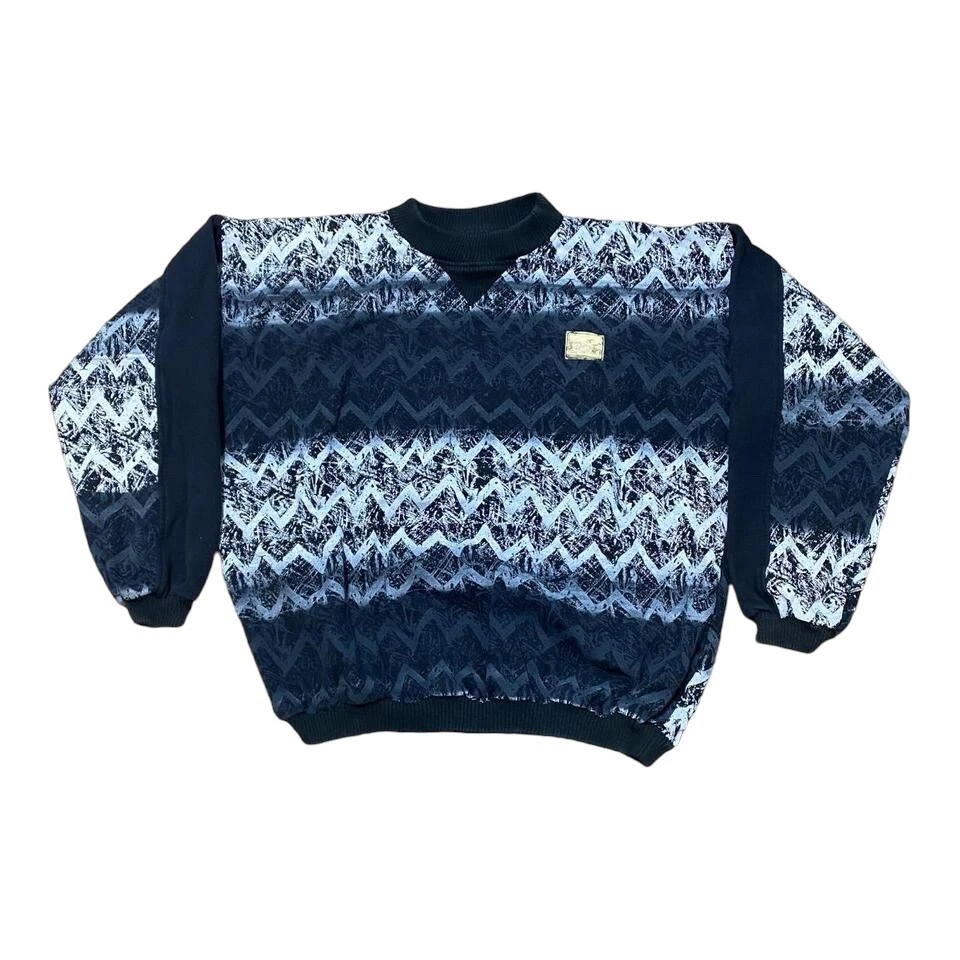 Sudadera Surf Vintage Boxy Billabong Rayas Años 80 Foto 1 de 4