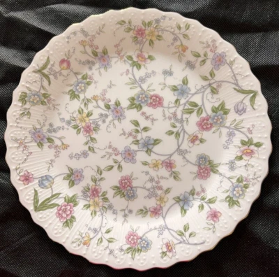 Plato para Pastel o Servir Porcelana Corona Floral 10.25" Andrea de Sadek LEER MÁS ABAJO Foto 1 de 4