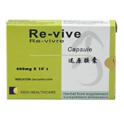 KEDI HEALTHCARE REVIVE Herbal Capsules For Greater Sexual Wellness (Men)