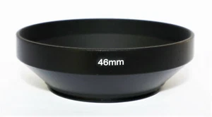 Brandneu Weitwinkel Objektivhaube Universal Metall Objektivhaube 46 mm - Bild 1 von 7