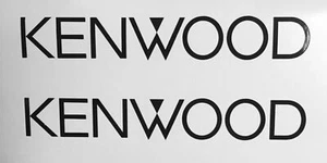 (2) Altavoces de audio para automóvil KENWOOD Amplificador Estéreo Calcomanía de vinilo Pegatina 6.5" JDM - Imagen 1 de 3