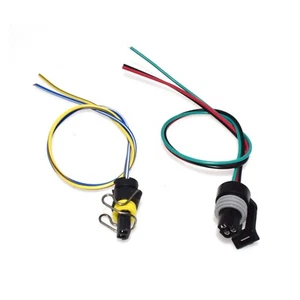2PCS Pigtail Connectors of IPR & ICP Sensor For Ford V8 7.3L Serie E F Ecolnine - Foto 1 di 11
